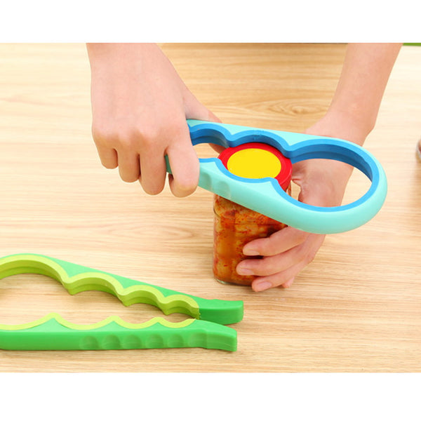 Opener 4 In 1 Handy Screw Cap Jar Openers Multi Purpose Can Opener Bottle Lid Grip