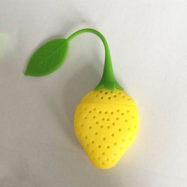 1pc Strawberry Tea Infuser Stainless Steel Tea Ball Leaf Tea Strainer