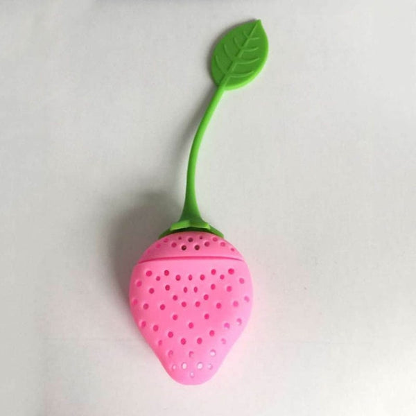 1pc Strawberry Tea Infuser Stainless Steel Tea Ball Leaf Tea Strainer