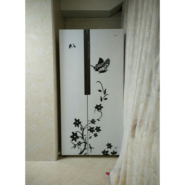 High Quality Creative Refrigerator Black Sticker Butterfly Pattern Wall Stickers